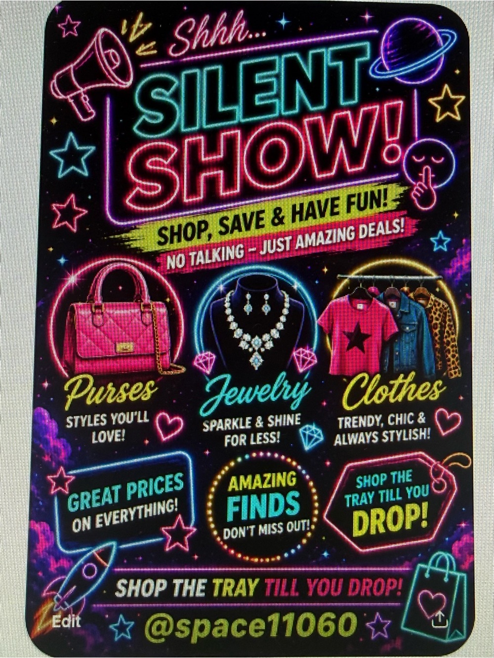 Silent Show! Purses, Jewelry, Clothes! Reasonable offers accepted!
